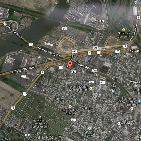 Directions map to Rita and Joe's